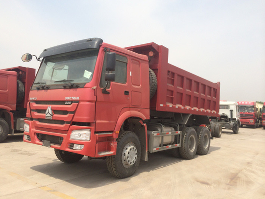 मृदा / रेत परिवहन के लिए 16m³ 6x4 336hp हाउ हेवी ड्यूटी डंप ट्रक