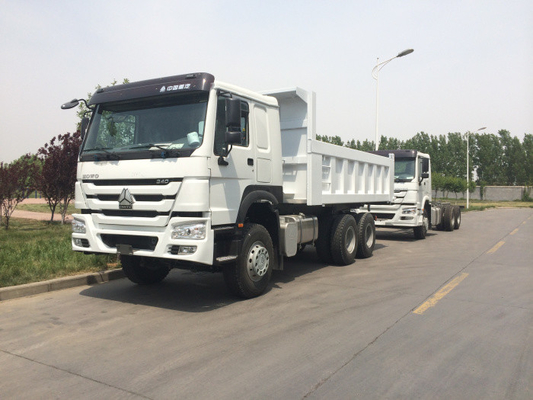 20M3 371hp 6x4 10 टायर भारी उपकरण डंप ट्रक 40T लोड क्षमता Sinotruk Howo7 मॉडल