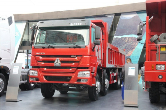 8x4 25-30M3 12 व्हील डंप ट्रक 50-60T लोड कैपैसिंक सिनोट्रुक हॉवो मॉडल 371hp