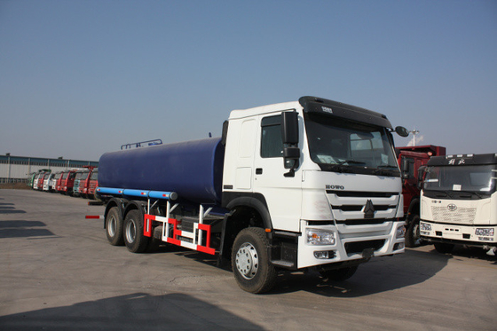 Howo 20 CBM व्हाइट सीवेज वेस्ट ट्रक / 6x4 336HP सेफ्टी सीवर क्लीनिंग ट्रक