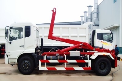 16ton 6x4 हुक लिफ्ट कचरा कॉम्पैक्टर ट्रक रंग वैकल्पिक मॉडल QDZ5160ZXXZH