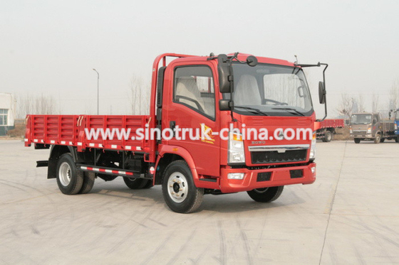 10 पहियों 4 * 2 लाइट ड्यूटी वाणिज्यिक ट्रक 116hp Dropside कार्गो बॉक्स के साथ