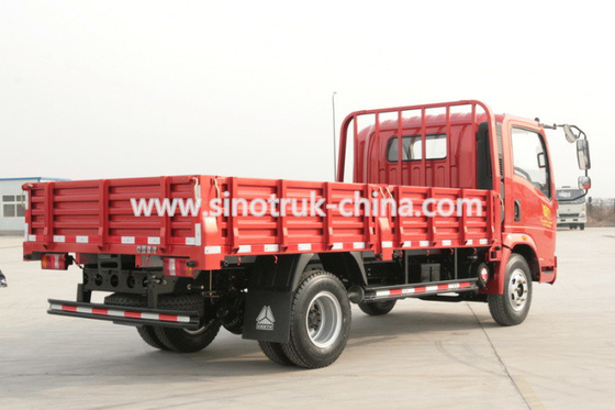 10 पहियों 4 * 2 लाइट ड्यूटी वाणिज्यिक ट्रक 116hp Dropside कार्गो बॉक्स के साथ