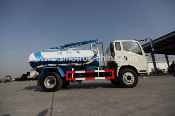 हाउ लाइट सीवर वैक्यूम ट्रक 6 व्हील 10 टन लोड हो रहा है 116hp मॉडल SHMC5107GXW