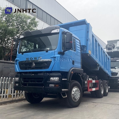 Howo TX 6x4 भारी डंप मैनुअल ट्रांसमिशन बाएं स्टीयरिंग डीजल ईंधन उत्सर्जन मानक नई स्थिति टपर डंप ट्रक