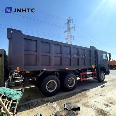 Howo डंप ट्रक 6x4 यूरो 2 10 पहिया डंप ट्रक 336hp 40 टन प्रयुक्त Sinotruk बाएं/दाएं हाथ का ड्राइव टिलर ट्रक