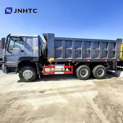Howo डंप ट्रक 6x4 यूरो 2 10 पहिया डंप ट्रक 336hp 40 टन प्रयुक्त Sinotruk बाएं/दाएं हाथ का ड्राइव टिलर ट्रक