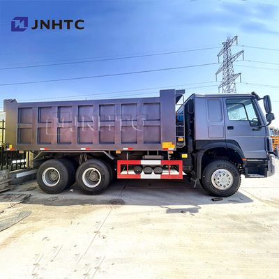 Howo डंप ट्रक 6x4 यूरो 2 10 पहिया डंप ट्रक 336hp 40 टन प्रयुक्त Sinotruk बाएं/दाएं हाथ का ड्राइव टिलर ट्रक