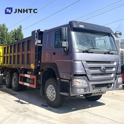 Howo डंप ट्रक 6x4 यूरो 2 10 पहिया डंप ट्रक 336hp 40 टन प्रयुक्त Sinotruk बाएं/दाएं हाथ का ड्राइव टिलर ट्रक