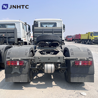 HOWO NX 10 पहियों 380hp अर्ध ट्रैक्टर ट्रक सिर डीजल ईंधन मैनुअल ट्रांसमिशन सही यूरो 2 तेजी से कम कीमत बिक्री