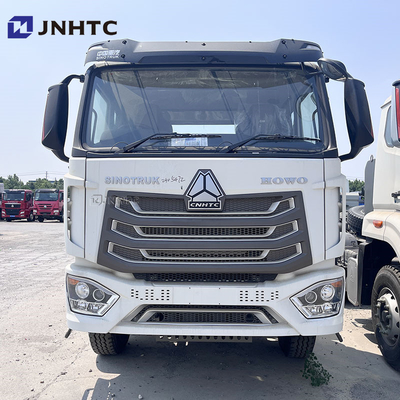 HOWO NX 10 पहियों 380hp अर्ध ट्रैक्टर ट्रक सिर डीजल ईंधन मैनुअल ट्रांसमिशन सही यूरो 2 तेजी से कम कीमत बिक्री