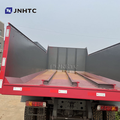 Sinotruk Howo 336 6x4 डंप ट्रक लाल रंग चीन Howo टिपर ट्रक अच्छी स्थिति में डंप टिपर ट्रक