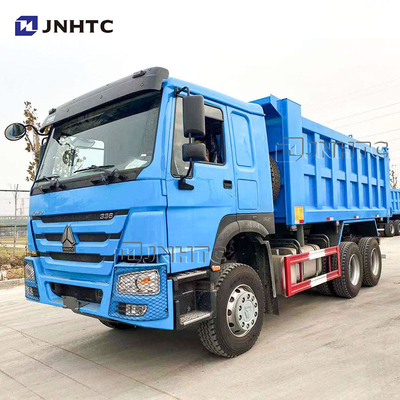 Howo 40 टन डंप ट्रक 6x4 मैनुअल ट्रांसमिशन 336HP 10 पहिया यूरो 2 मानक डीजल ईंधन टिमपर ट्रक