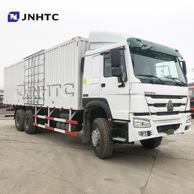 ब्रांड न्यू Howo 336HP कार्गो वैन ट्रक 6*4 बाड़ कार्गो ट्रक भारी शुल्क स्टैक कार्गो ट्रक