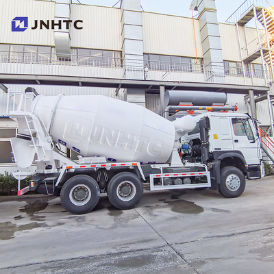 SINOTRUK HOWO कंक्रीट मिश्रण ट्रक 6X4 336HP 10m3 क्षमता सीमेंट मिश्रण ट्रक घुड़सवार कंक्रीट मिश्रण ट्रक बिक्री के लिए