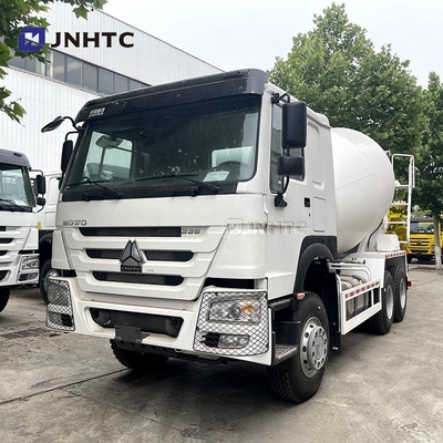 बेस्ट HOWO कंक्रीट मिक्सिंग ट्रक 6x4 10 पहियों 336HP कंक्रीट मिक्सर ट्रक सस्ता और अच्छा