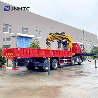 चीन Howo 6x4 380hp फोल्डिंग आर्म क्रेन कार्गो ट्रक के साथ 14/ 16 टन दूरबीन बूम माउंट क्रेन अच्छी कीमत