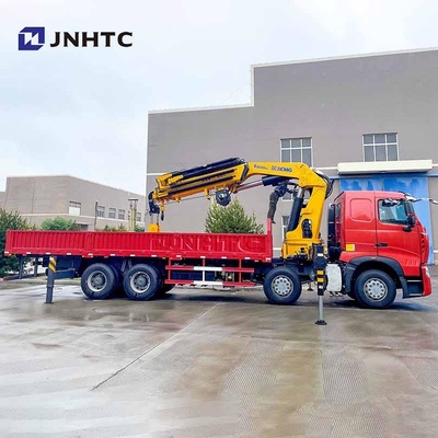 चीन Howo 6x4 380hp फोल्डिंग आर्म क्रेन कार्गो ट्रक के साथ 14/ 16 टन दूरबीन बूम माउंट क्रेन अच्छी कीमत