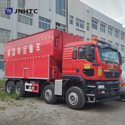 बेस्ट सिनोट्रुक HOWO TX थर्मल इन्सुलेशन सामग्री परिवहन ट्रक वाहन 8X4 430 HP बिक्री के लिए