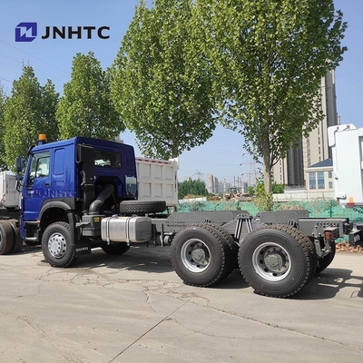 नई HOWO 6X4 टिमपर ट्रक चेसिस 400HP 10 पहियों ब्लू डंप ट्रक चेसिस