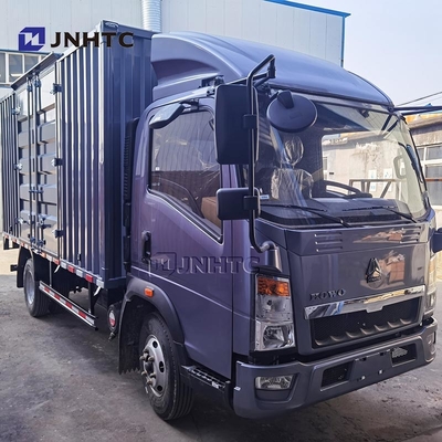 चीन लाइट ट्रक HOWO वैन टैंक कार्गो 4X2 116hp 6 पहियों बॉक्स ट्रक बिक्री के लिए
