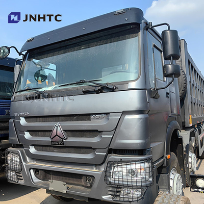 नया HOWO 7 8x4 12 पहिया 30m3 50tons यूरो 3 फ्रंट लिफ्टिंग भारी डंप ट्रक