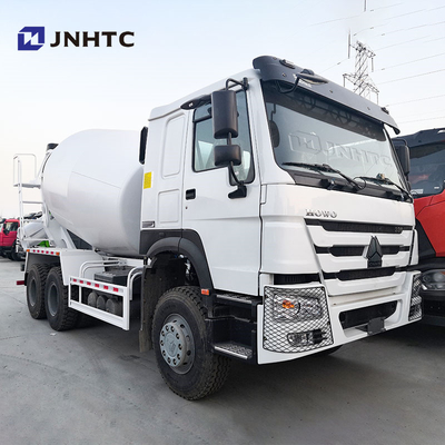 HOWO कंक्रीट मिक्सिंग ट्रक 6x4 10 पहियों 336HP कंक्रीट मिक्सर ट्रक सस्ता और अच्छा
