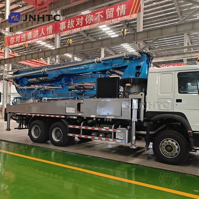 HOWO 6x4 चेसिस कंक्रीट पंप ट्रक 400HP 47m 400hp कंक्रीट पंप ट्रक
