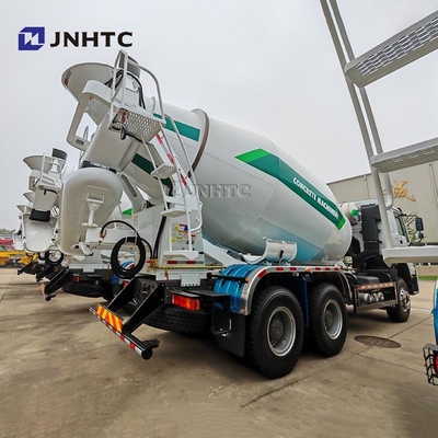 होवो सीमेंट ट्रक 6X4 340HP 10 क्यूबिक मीटर नया कंक्रीट मिक्सर ट्रक