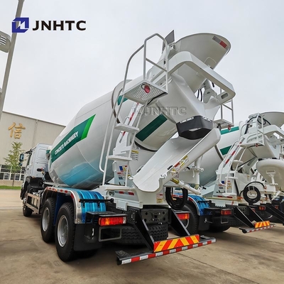 होवो सीमेंट ट्रक 6X4 340HP 10 क्यूबिक मीटर नया कंक्रीट मिक्सर ट्रक