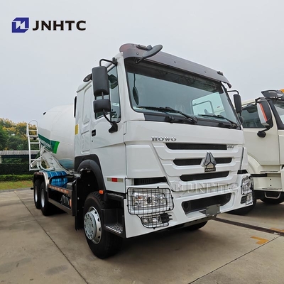 HOWO कंक्रीट मिश्रण ट्रक 6x4 380hp10 पहियों क्षमता सीमेंट मिश्रण ट्रक घुड़सवार कंक्रीट मिक्सर पंप ट्रक