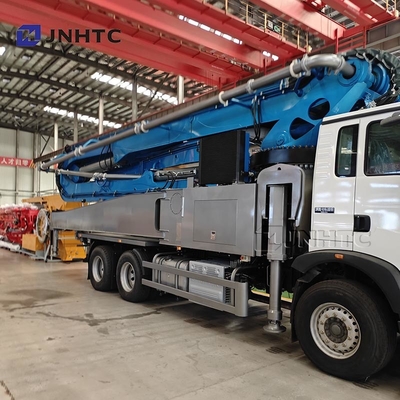 HOWO TX 6x4 चेसिस कंक्रीट पंप ट्रक 400HP 58m 400hp कंक्रीट पंप ट्रक