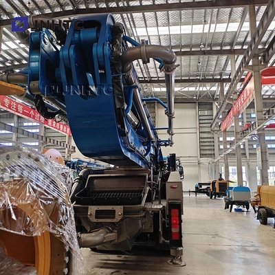 HOWO TX 6x4 चेसिस कंक्रीट पंप ट्रक 400HP 58m 400hp कंक्रीट पंप ट्रक