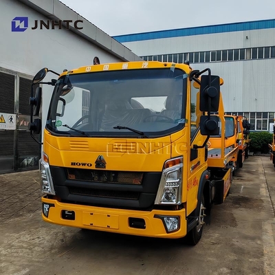 Sinotruk HOWO Wrecker ट्रक 4x2 5TON लाइट ड्यूटी कमर्शियल ट्रक फ्लैटबेड Wrecker टोल ट्रक