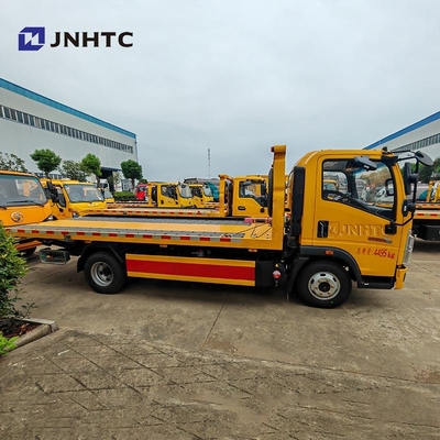 Sinotruk HOWO Wrecker ट्रक 4x2 5TON लाइट ड्यूटी कमर्शियल ट्रक फ्लैटबेड Wrecker टोल ट्रक