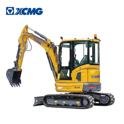 सस्ती कीमत XCMG XE35E 3 टन हाइड्रोलिक मल्टीफंक्शनल मिनी खुदाई 2.8 टन छोटे खुदाई बगीचे खेत के लिए