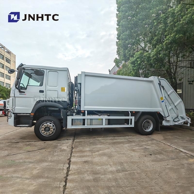 HOWO कचरा ट्रक कम्पैक्टर 4x2 यूरो 2 कचरा निपटान कचरा रियर लोडर ट्रक ग्रीन डीजल मॉडल नया