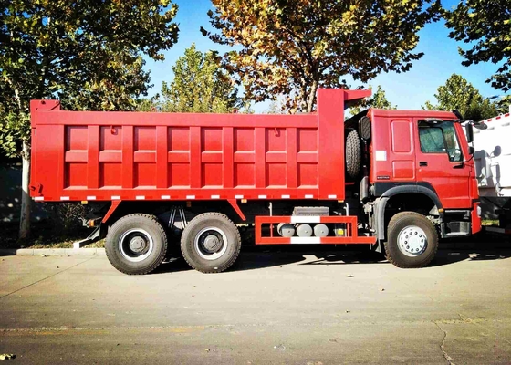 Sinotruk 6x4 371 घोड़े की शक्ति भारी शुल्क डंप ट्रक 25 टन हाउ ट्रक