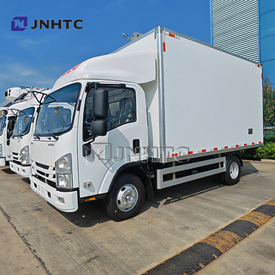 ISUZU 10 टन पेलोड 4x2 6x4 बॉक्स वैन कार्गो ट्रक इंजन 205hp 240hp के साथ