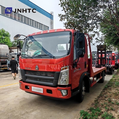 गर्म बिक्री HOWO Wrecker ट्रक 4x2 3-5 टन फ्लैटबेड लाइट ड्यूटी Wrecker टोल ट्रक