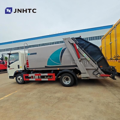 HOWO कचरा ट्रक 4X2 5CBM 105CBM कचरा कंपेक्टर कचरा ट्रक