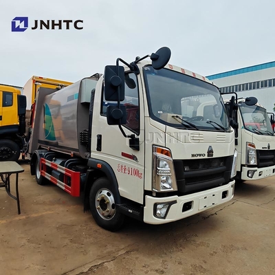 HOWO कचरा ट्रक 4X2 5CBM 105CBM कचरा कंपेक्टर कचरा ट्रक