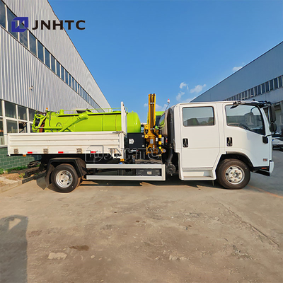 क्रेन लिफ्ट के साथ नया ISUZU डंप ट्रक 4X2 160 एचपी यूरो 3 ट्रक-ट्रक-माउंटेड-क्रेन क्रेन के साथ 2 टन कार्गो ट्रक