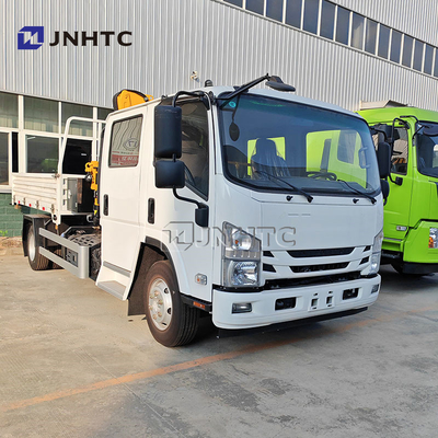 क्रेन लिफ्ट के साथ नया ISUZU डंप ट्रक 4X2 160 एचपी यूरो 3 ट्रक-ट्रक-माउंटेड-क्रेन क्रेन के साथ 2 टन कार्गो ट्रक