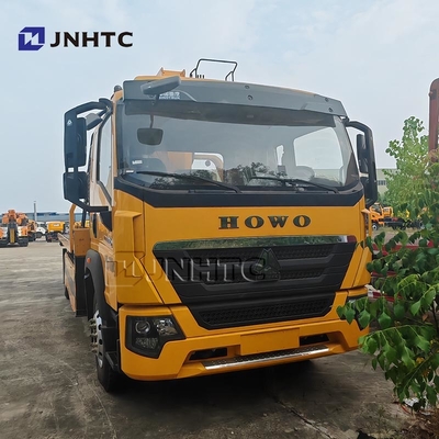 होवो व्रेकर ट्रक 4x2 6 पहियों 340hp सीधे हाथ क्रेन के साथ व्रेकर ट्रक अच्छी कीमत