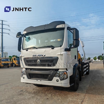 HOWO TX क्रेन ट्रक 320HP 4X2 15TON कार्गो घुड़सवार Wrecker ट्रक के साथ हाइड्रोलिक सीधे बूम क्रेन ट्रक