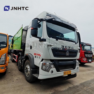 HOWO 8X4 350HP 12 व्हील डंप ट्रक चेसिस के साथ सिंक्रोनस ग्रेवल सीलिंग ट्रक