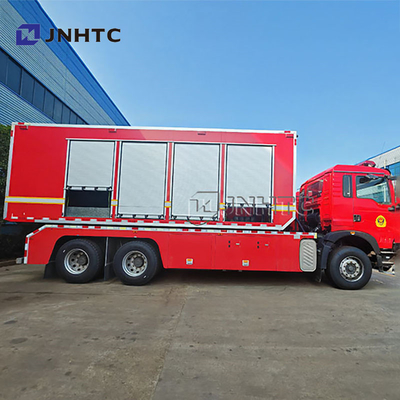 नई SINOTRUK HOWO 15 टन 6x4 फोम वाटर टैंक अग्निशमन ट्रक कीमत