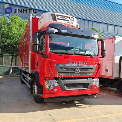 HOWO TX 7.8m 20ton रेफ्रिजरेटेड ट्रक वैन आइसक्रीम/सी फूड फ्रीजर वाहन भारी शुल्क रेफ्रिजरेटर कार बिक्री के लिए