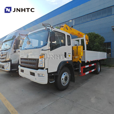 SINOTRUCK 4X2 6 पहियों का कार्गो ट्रक क्रेन के साथ ट्रक घुड़सवार क्रेन बिक्री के लिए